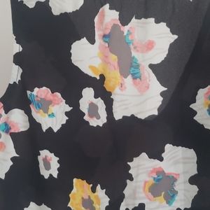 🖤💗 ASHER Sheer Floral Peplum top